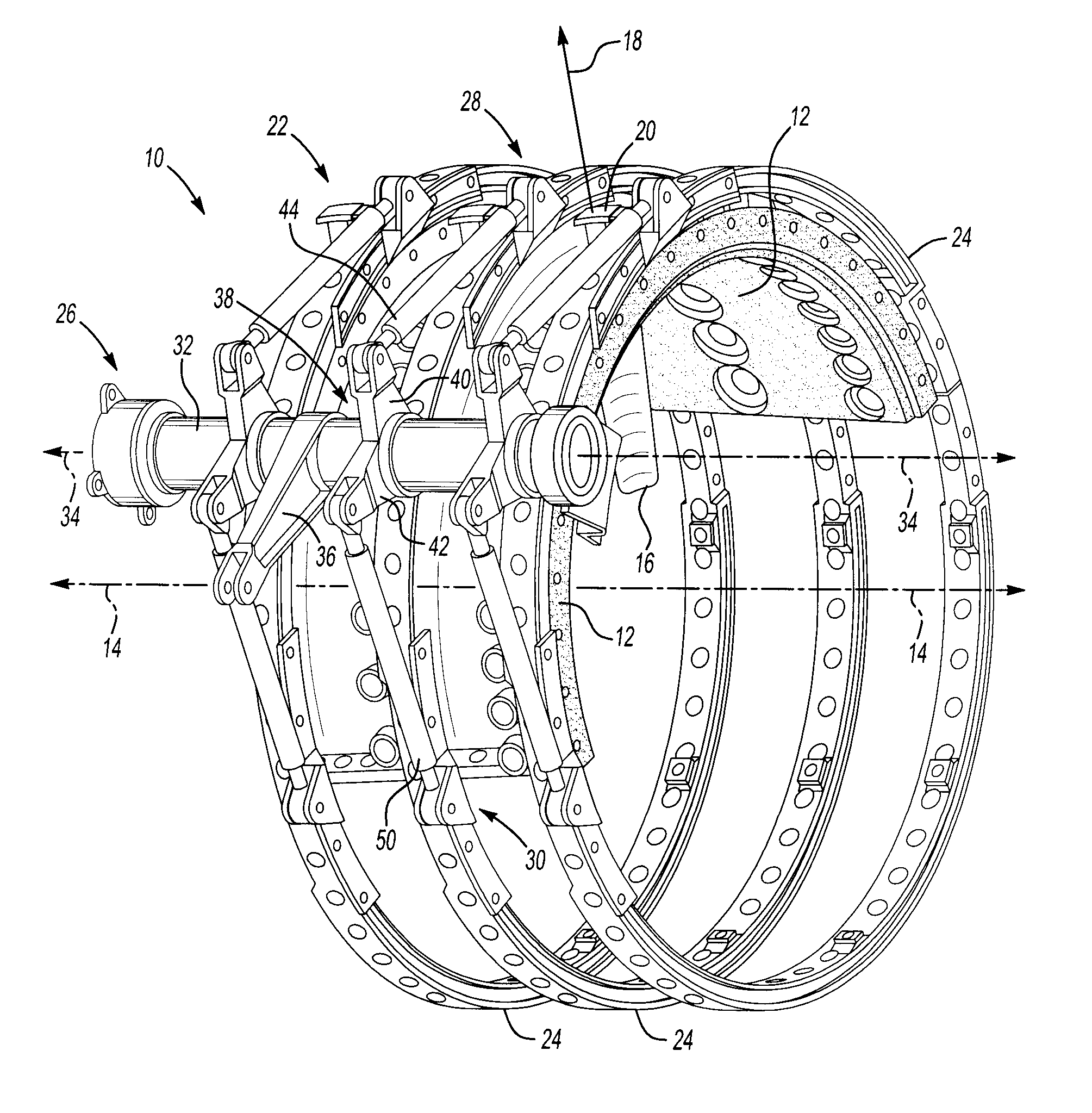 Variable vane actuation system