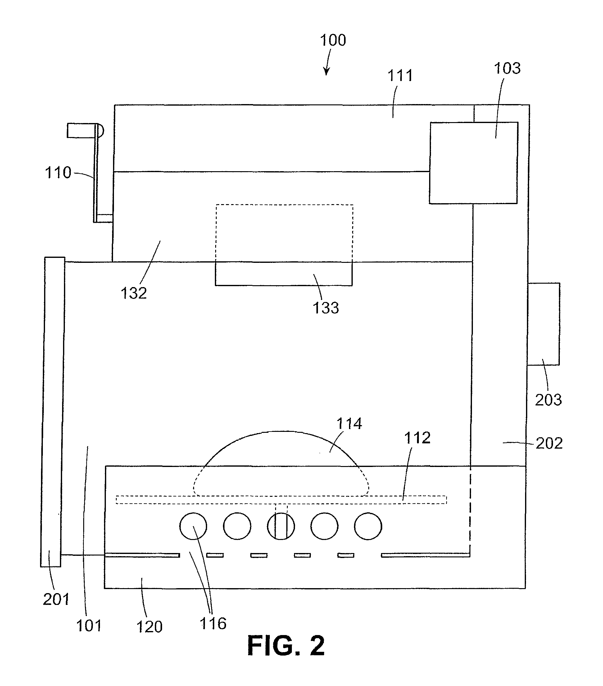 High-speed cooking oven with optimized cooking efficiency