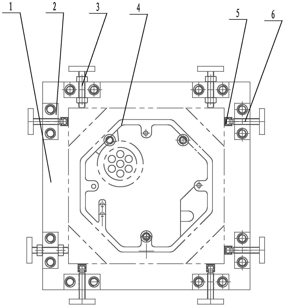 Lathe clamping machining and production process for motor end cover