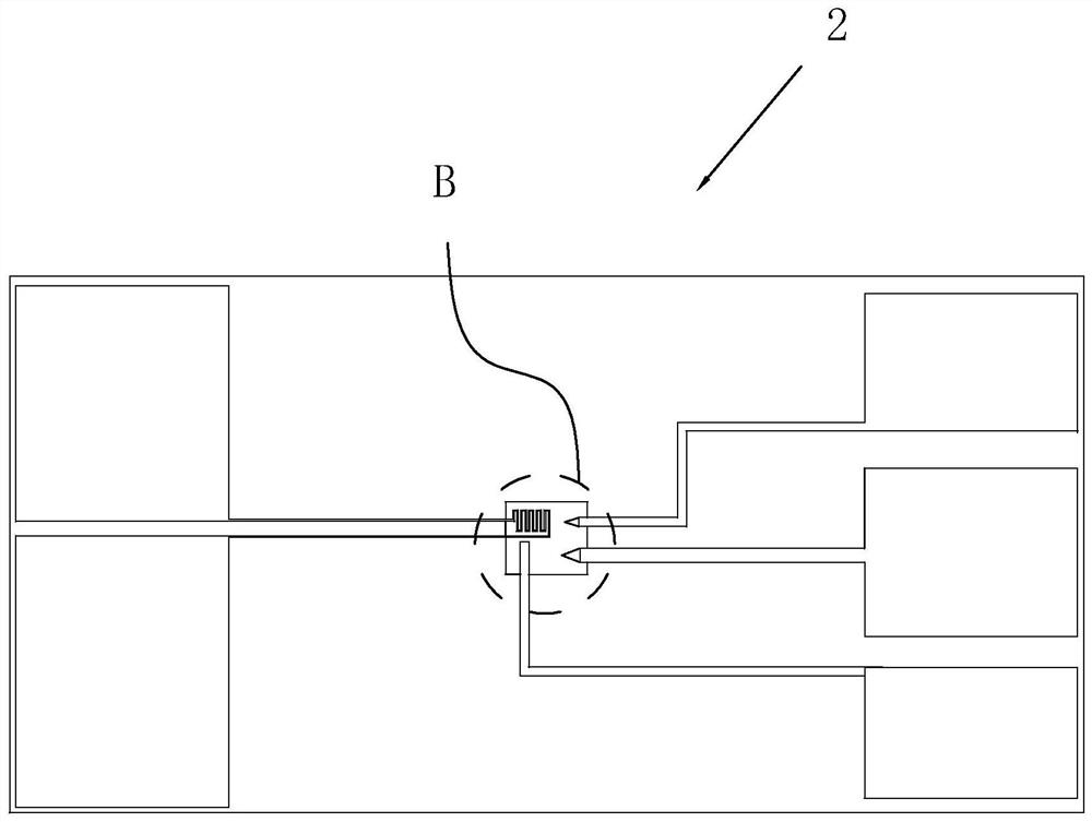 Transmission electron microscope electrochemical detection chip and manufacturing method thereof