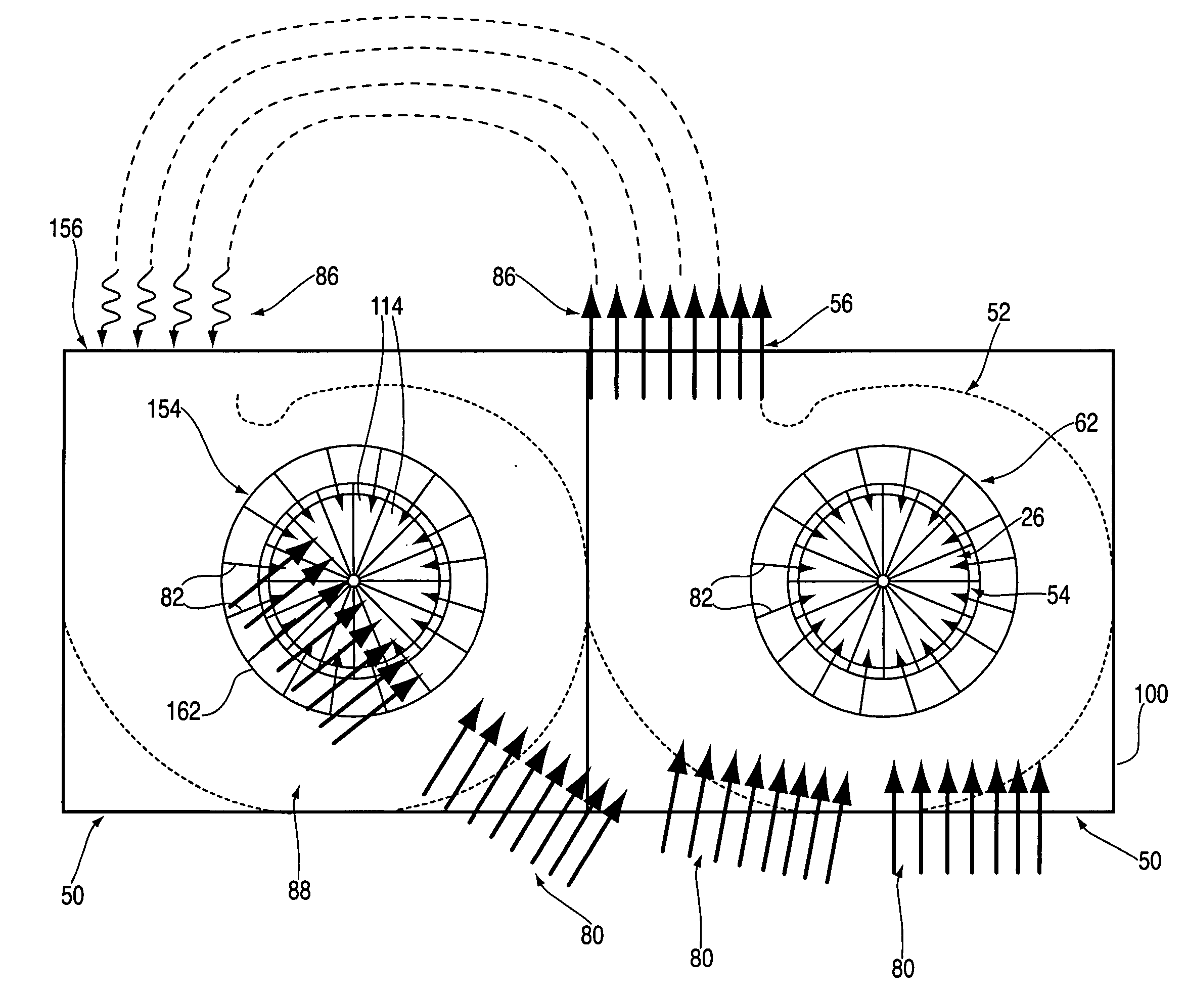 Method and apparatus for a low impedance anti-recirculation air moving inlet device