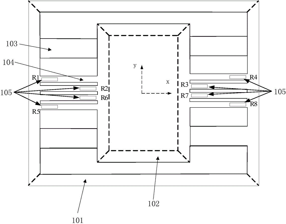 Piezoresistive acceleration sensor and manufacturing method thereof