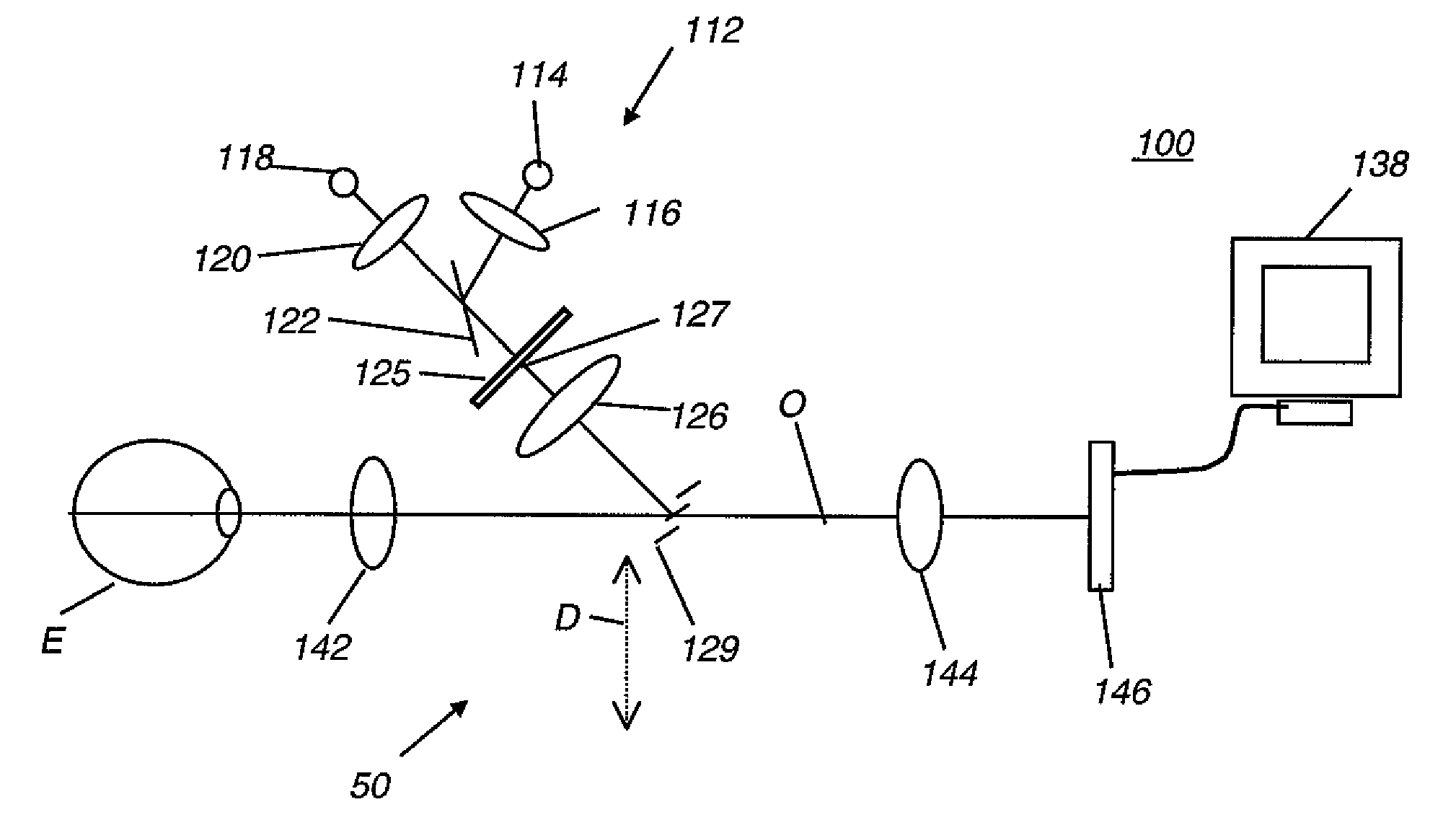 Fundus camera having scanned illumination and pupil tracking