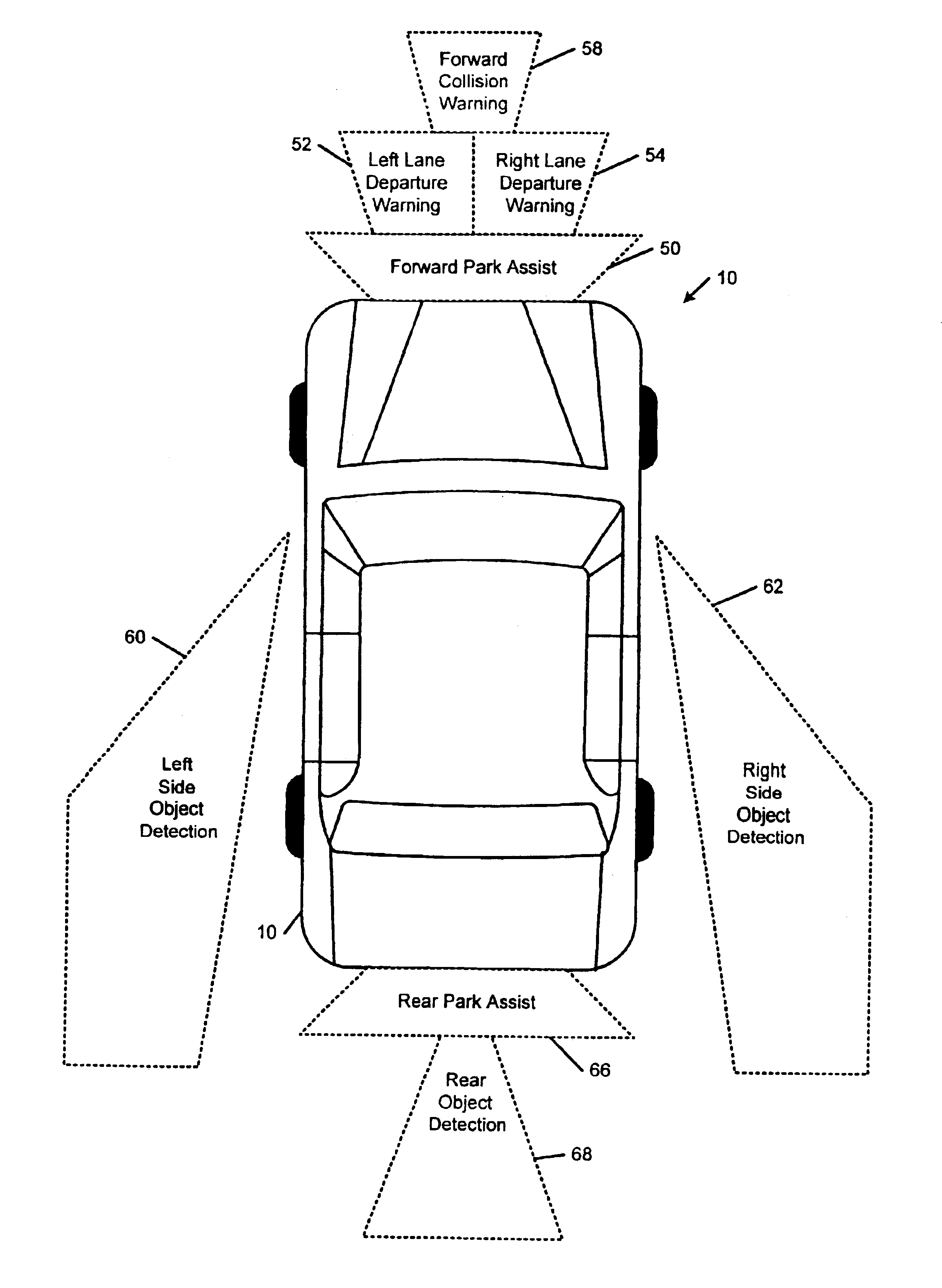 Audible warning for vehicle safety systems