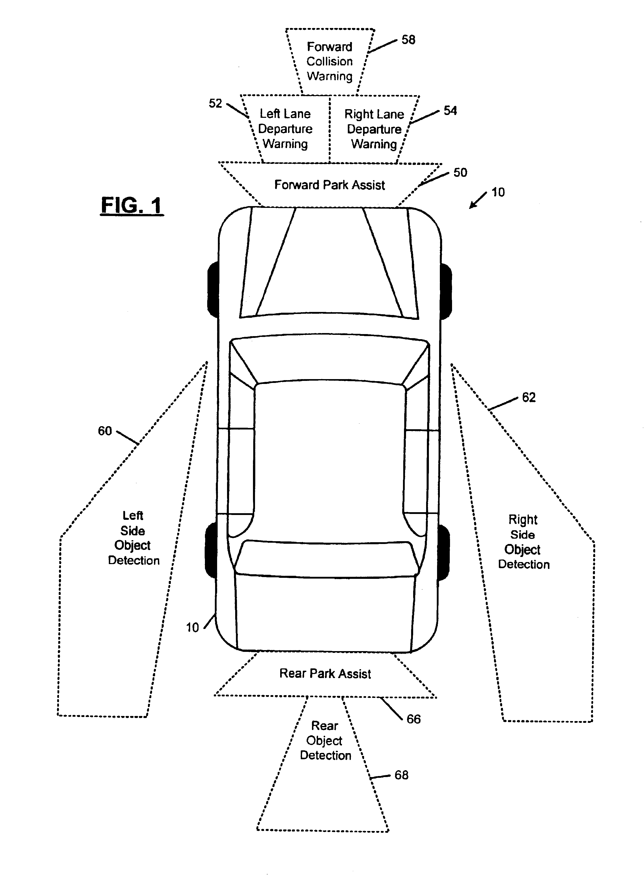 Audible warning for vehicle safety systems