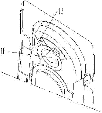 A kind of mic tube rotary switch device of headset and headset