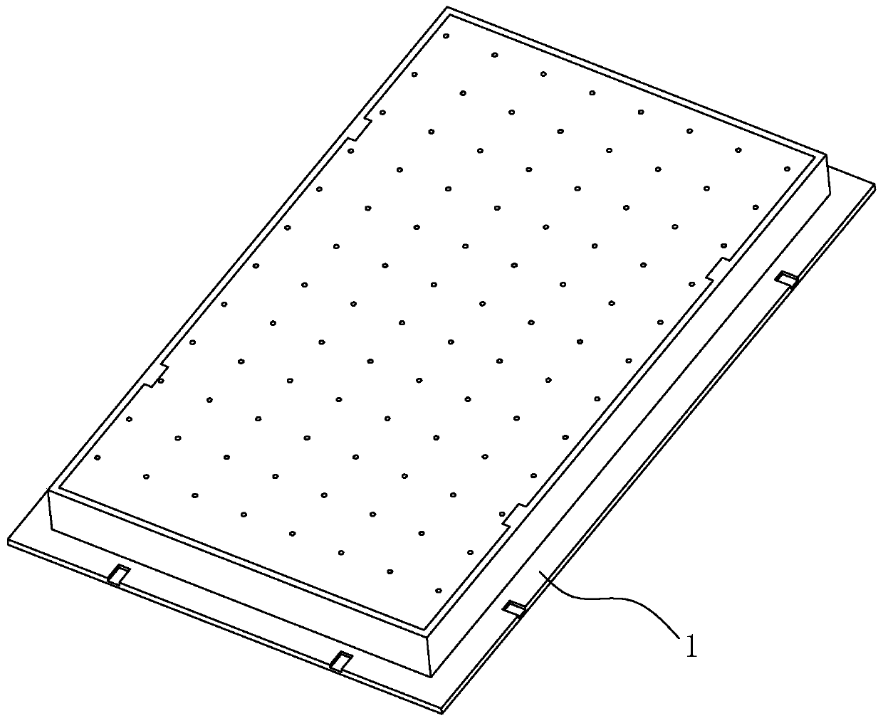 Concrete civil air defense door and production process thereof