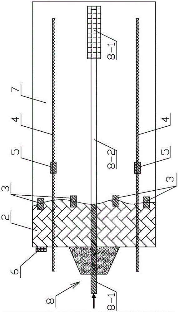 Tunnel operation safety test method under external water pressure