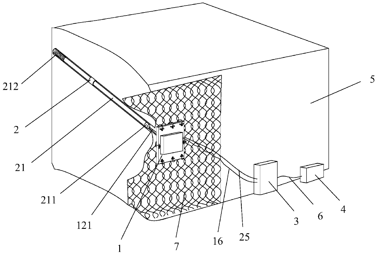 Roadway surrounding rock real-time monitoring system and method