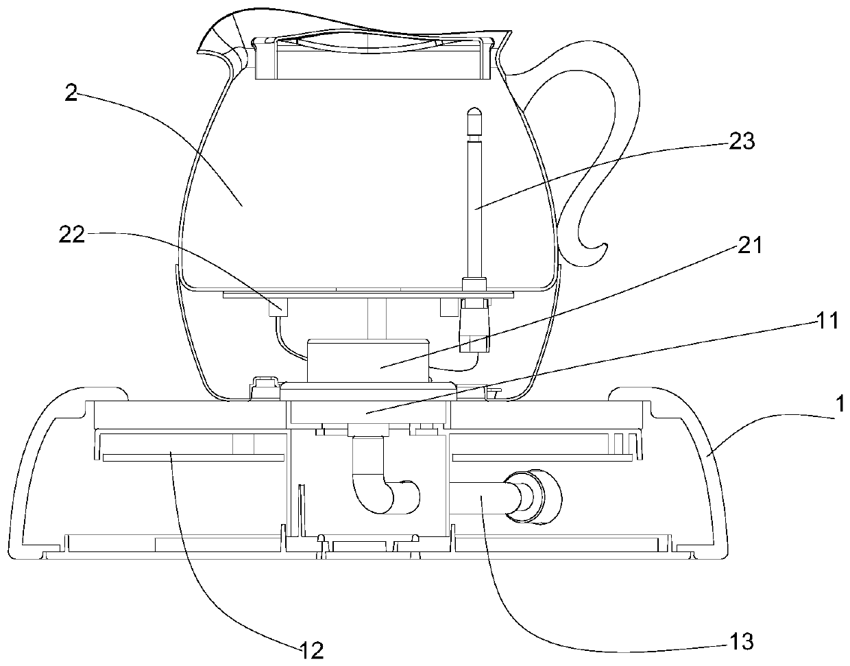 Automatic water feeding cup