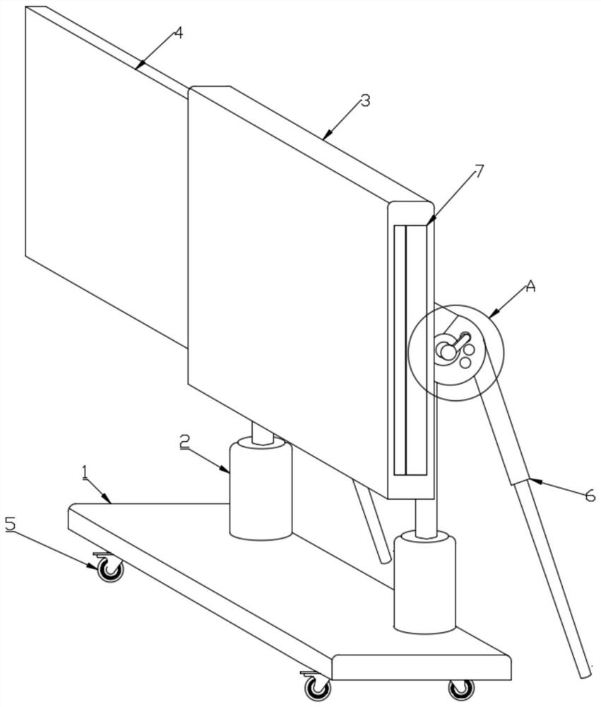 Display device for managing accounting teaching