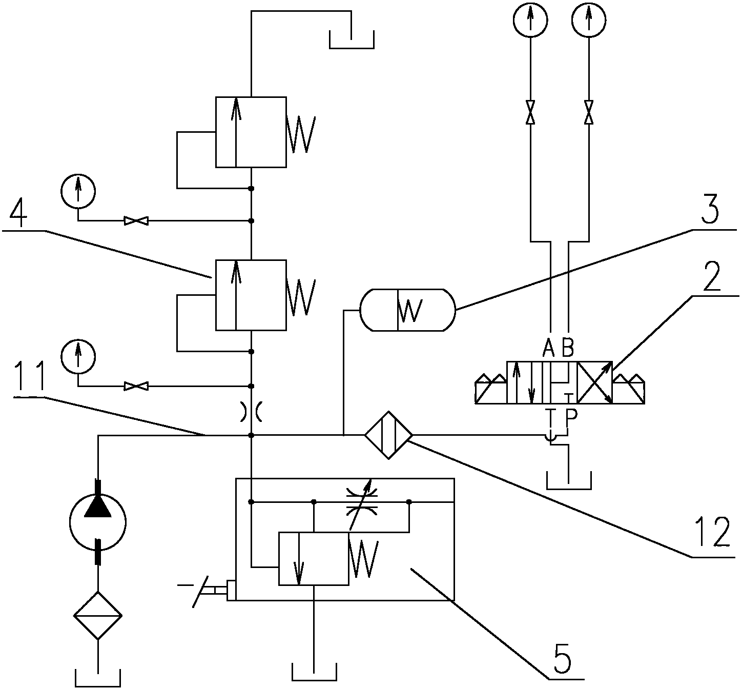 Electromagnetic hydraulic combined control valve