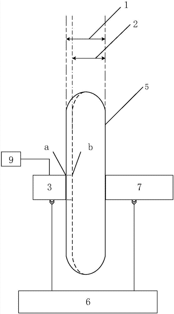 Method for measuring content of free hemoglobin in blood bag by dual-light path modulated light source