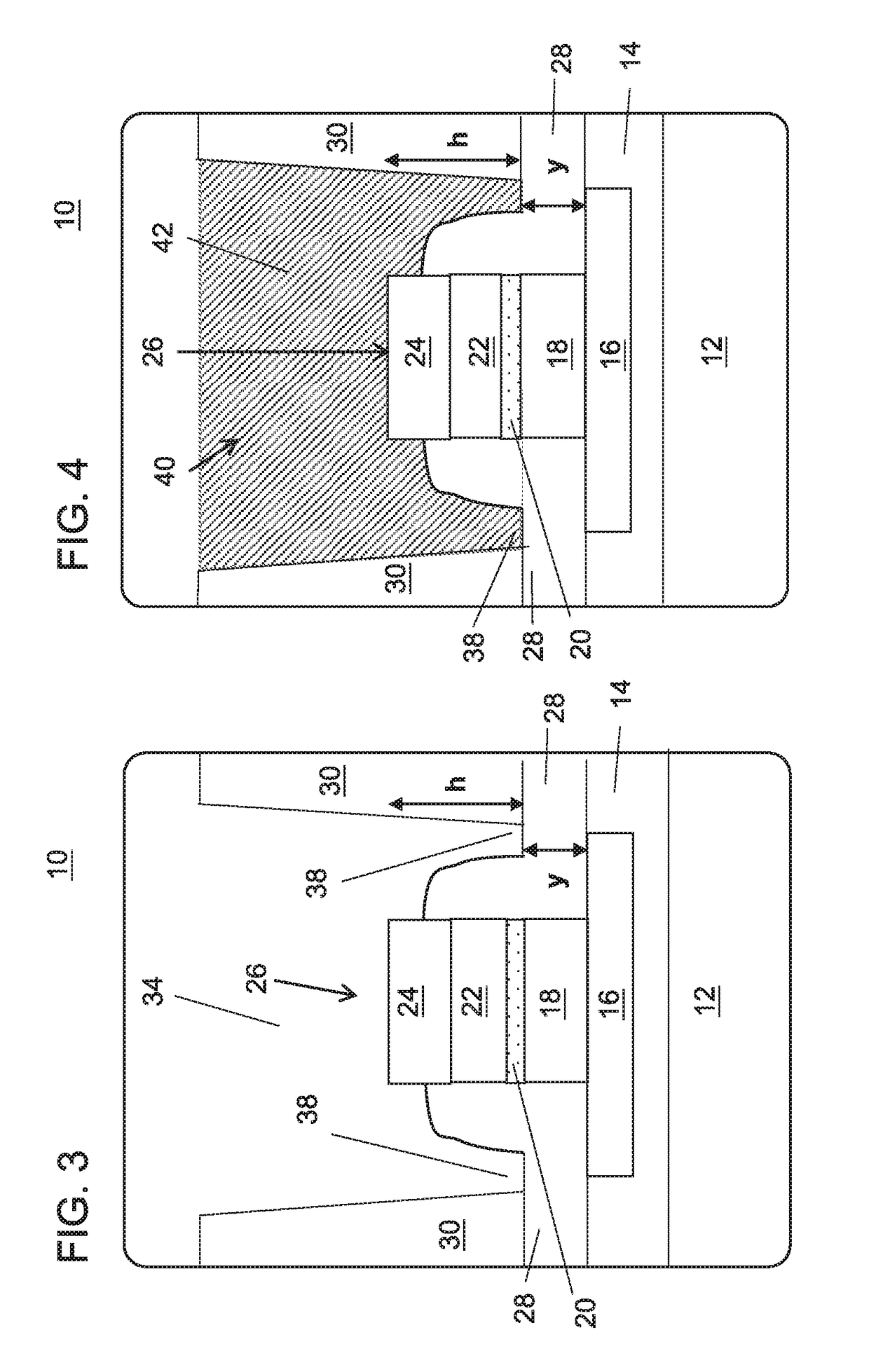 Enhanced coercivity in MTJ devices by contact depth control