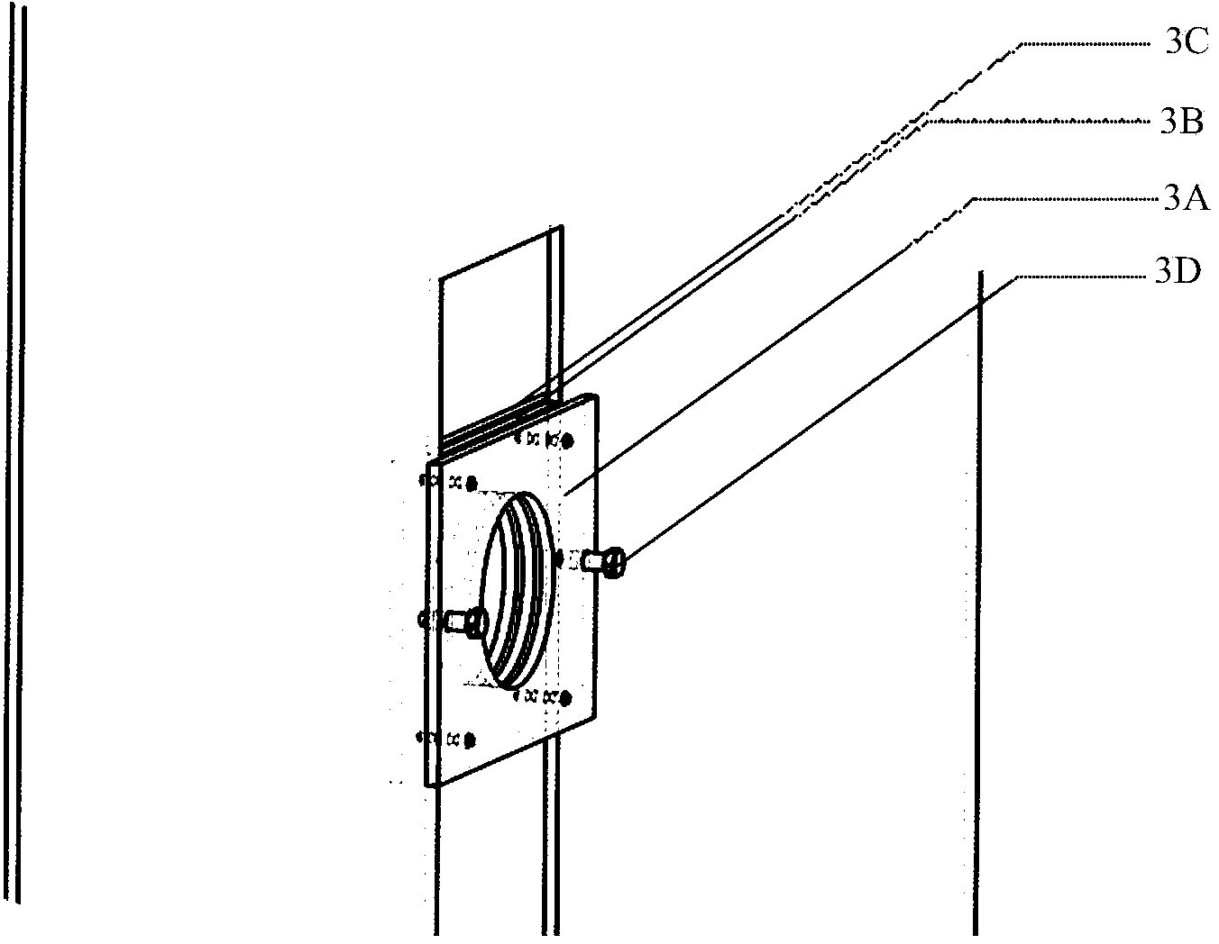 Insect flying form observing and dynamic characteristic testing device