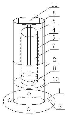 Design method of solar LED (light-emitting diode) lawn lamp