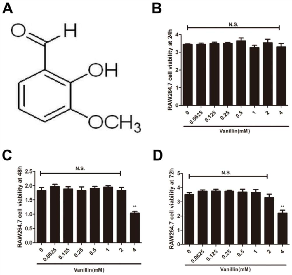 Application of vanillin in the preparation of medicines for treating/preventing bone metabolic diseases