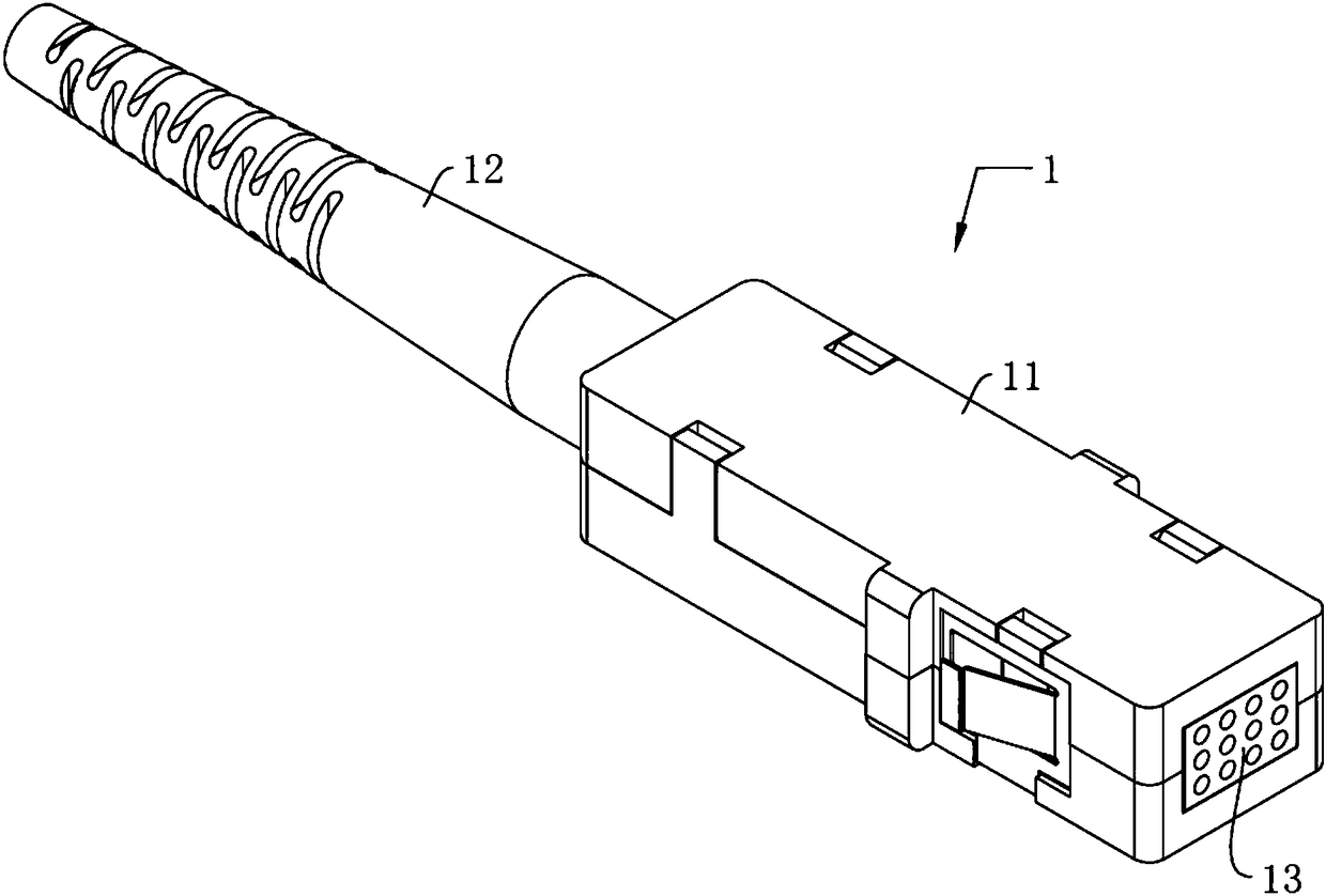 Optical fiber branching connector