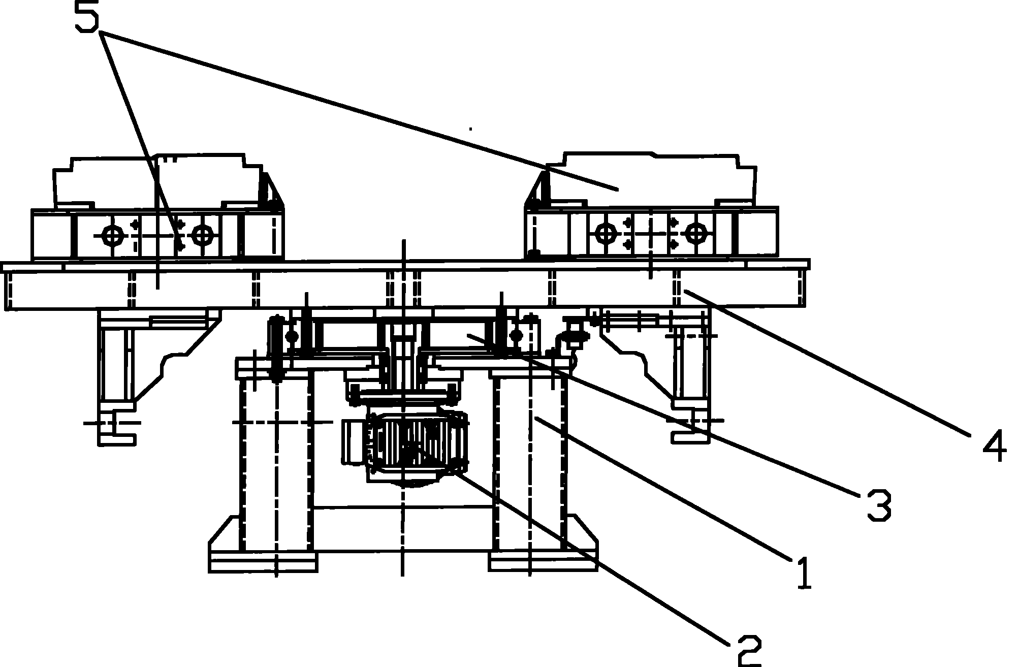 Table top rotating device