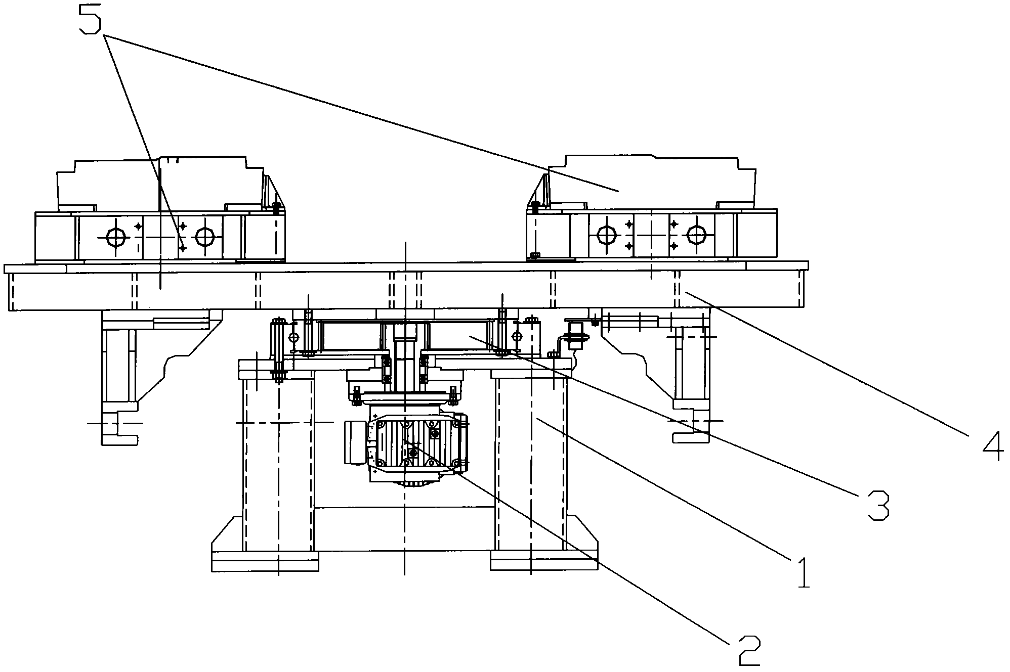 Table top rotating device