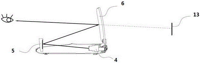 Intelligent automobile head-up display device