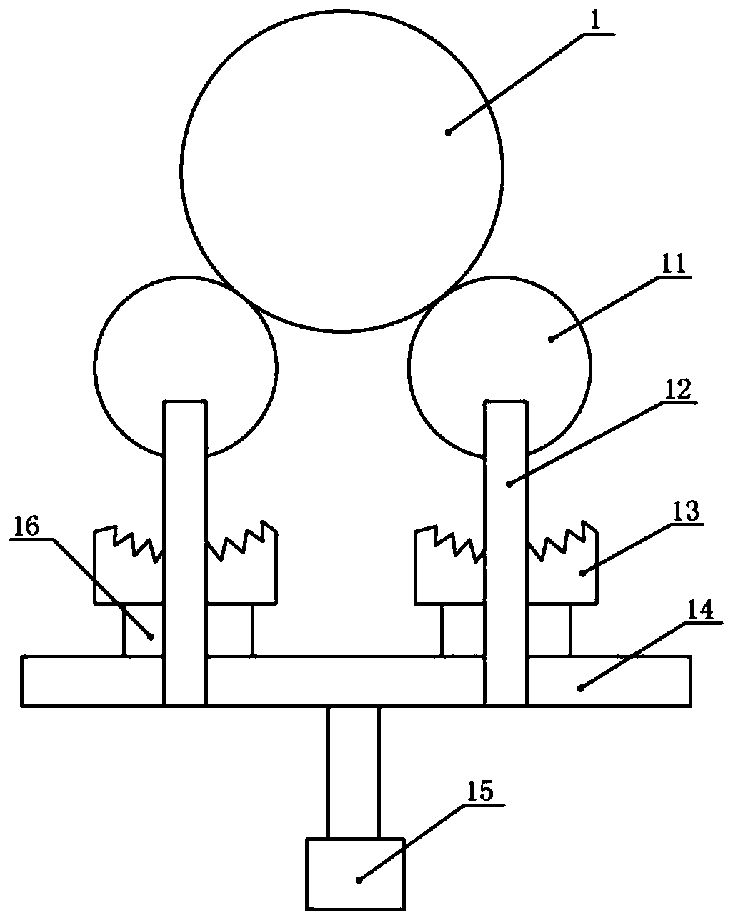 Speed ​​table brake device