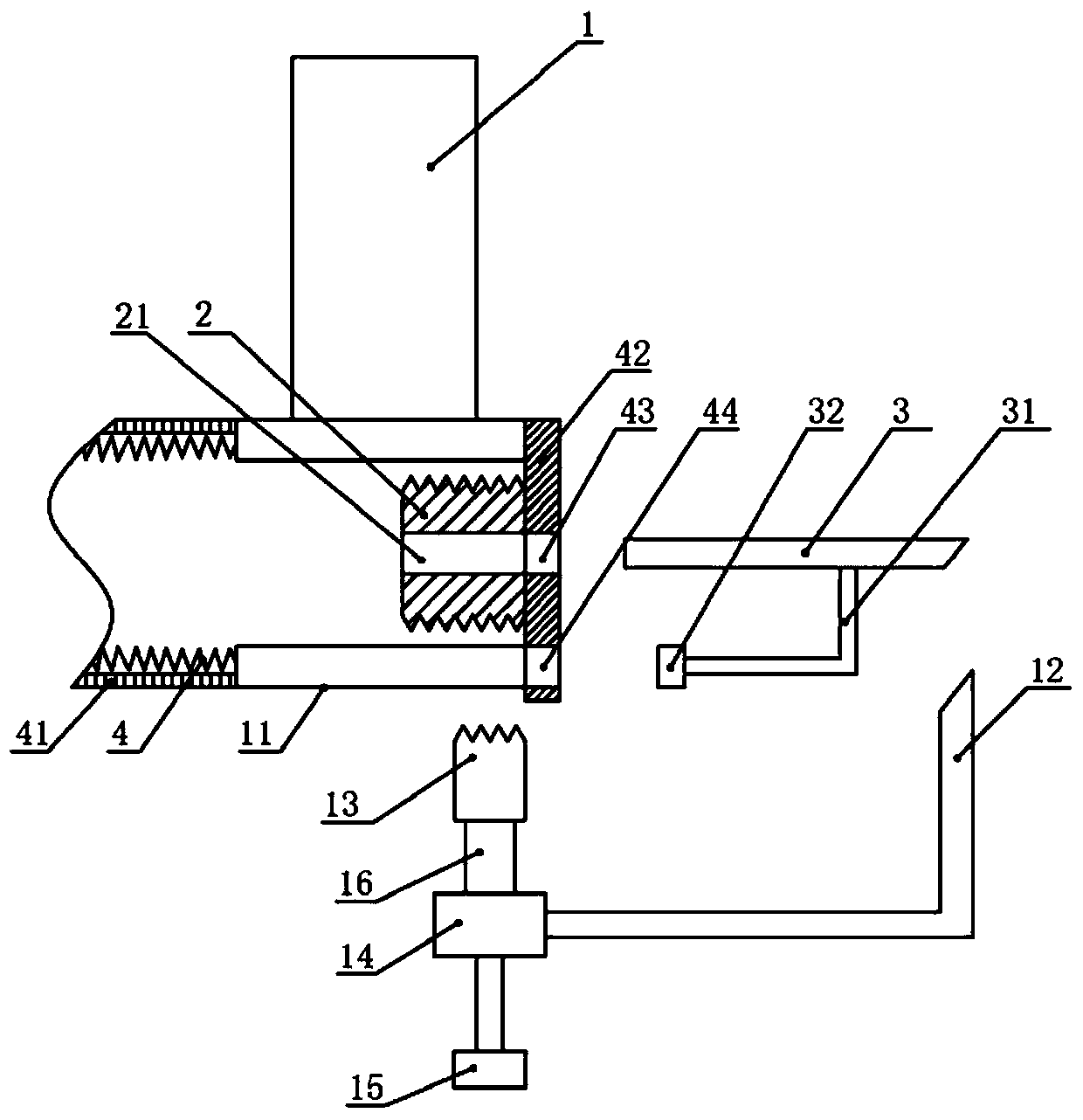 Speed ​​table brake device