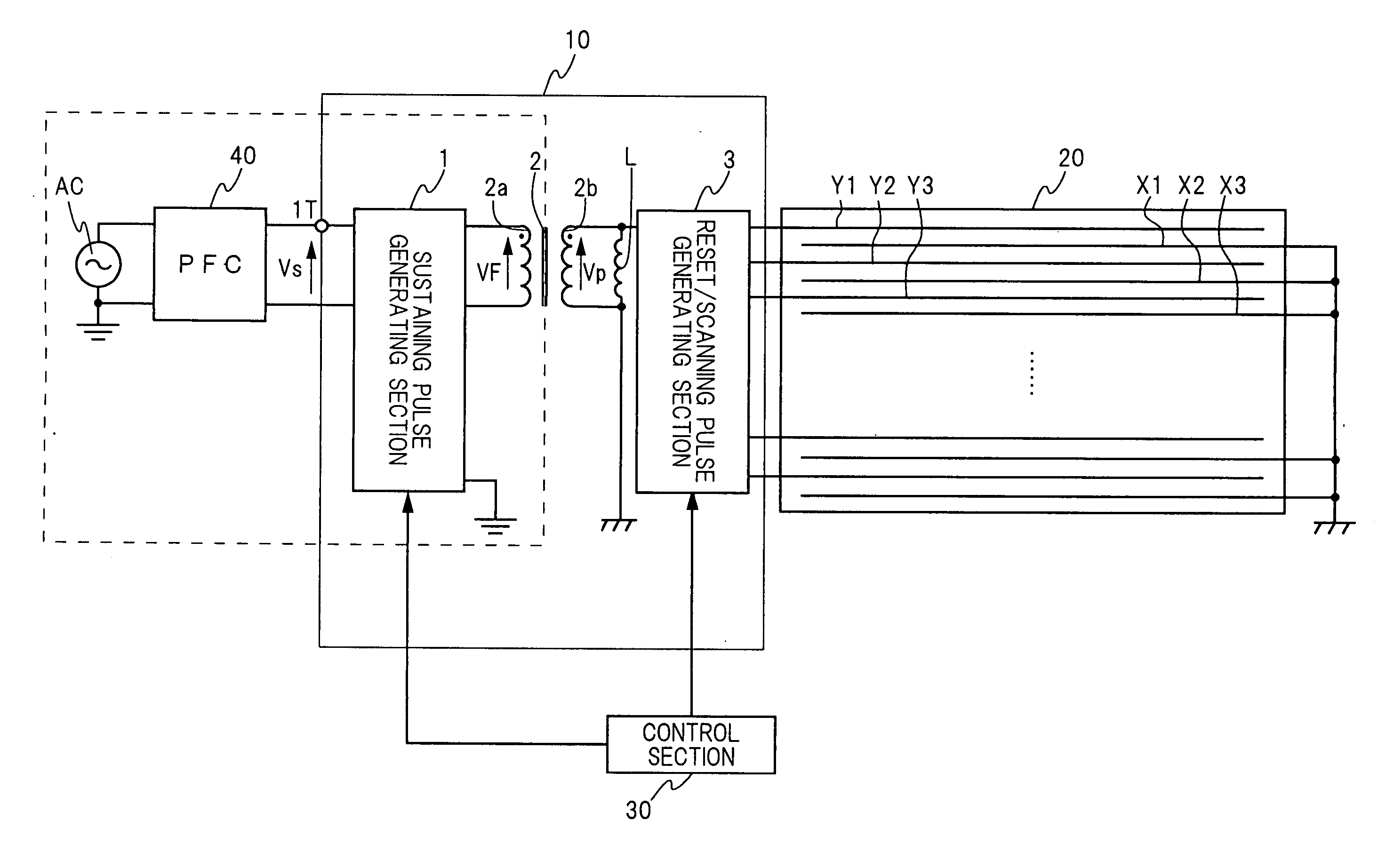 Capacitive load driver and plasma display