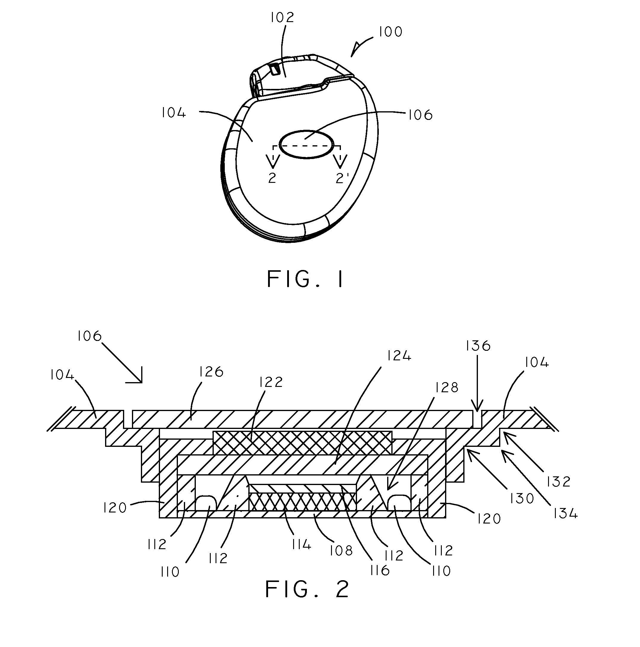 Implantable electro-optical sensor