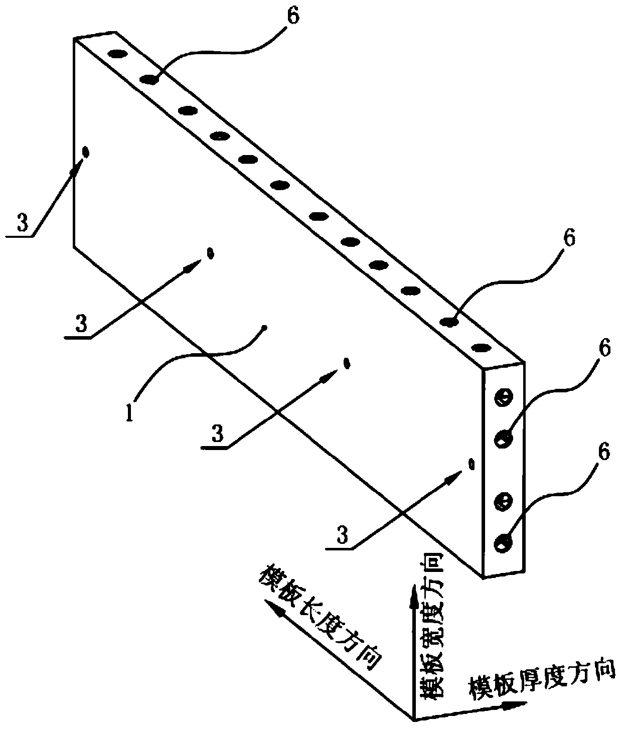 Fast installation formwork and connection structure