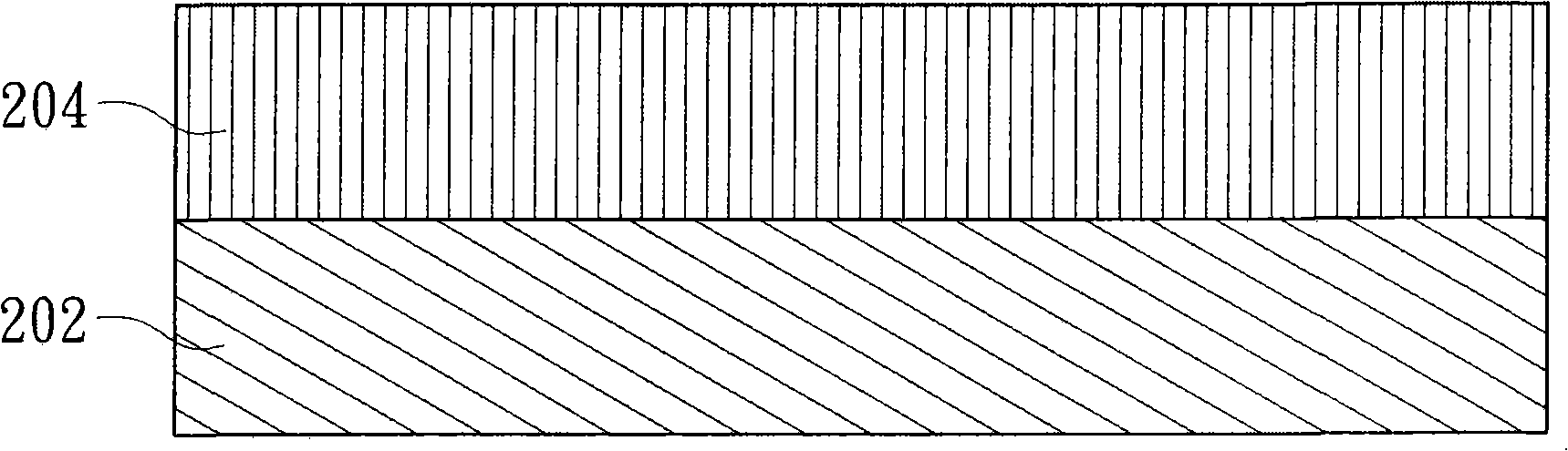 Photolithography process including a chemical rinse