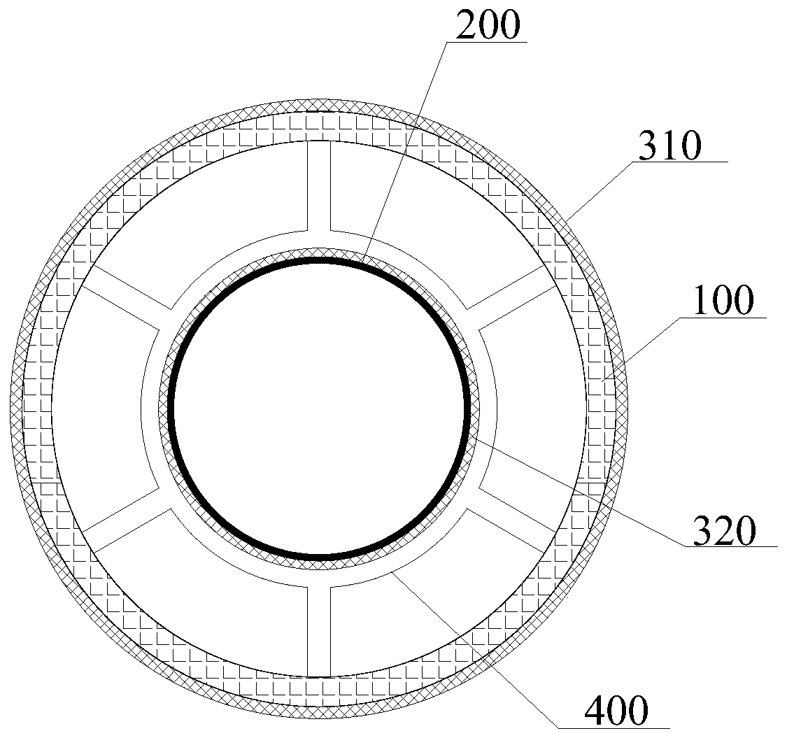 Assembled type double-pipe seepage and drainage blind ditch and construction method of roadbed seepage and drainage structure