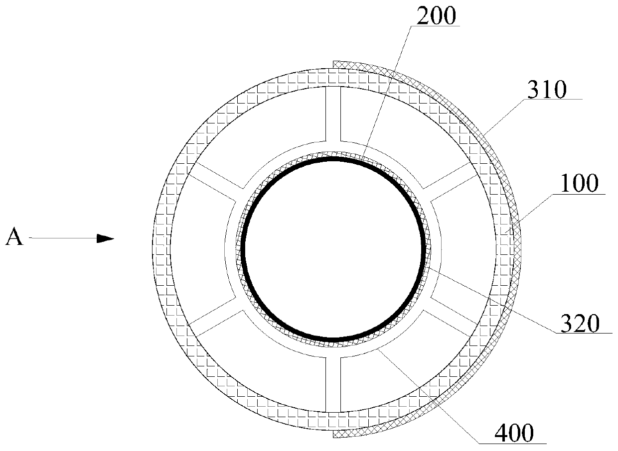 Assembled type double-pipe seepage and drainage blind ditch and construction method of roadbed seepage and drainage structure