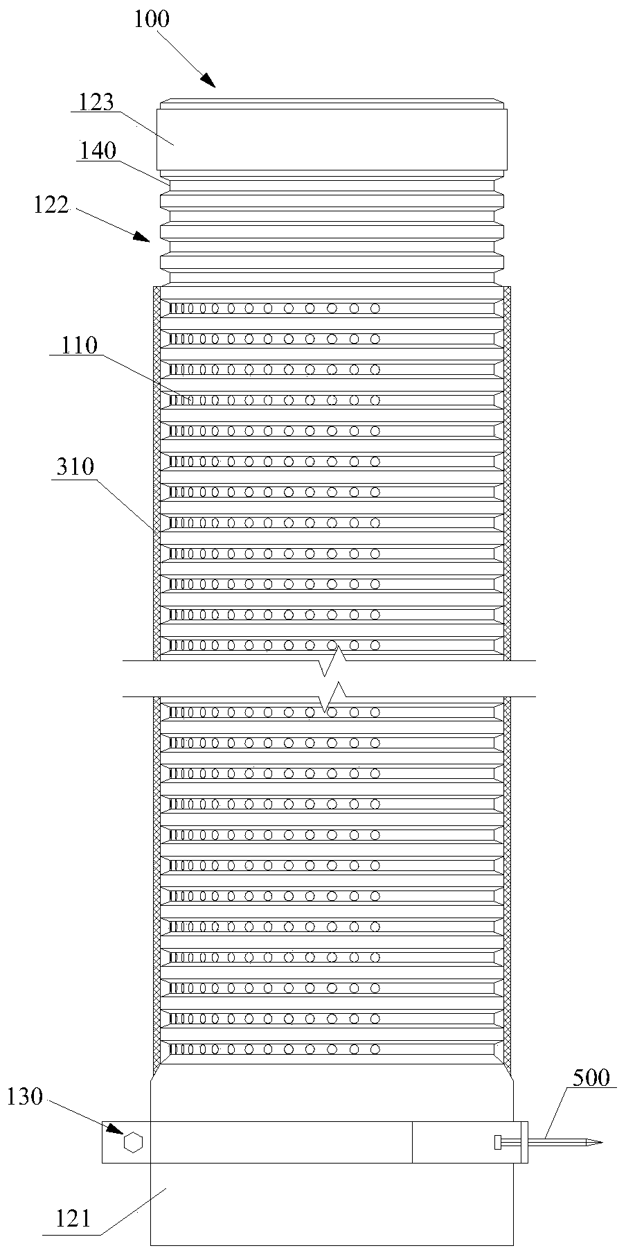 Assembled type double-pipe seepage and drainage blind ditch and construction method of roadbed seepage and drainage structure