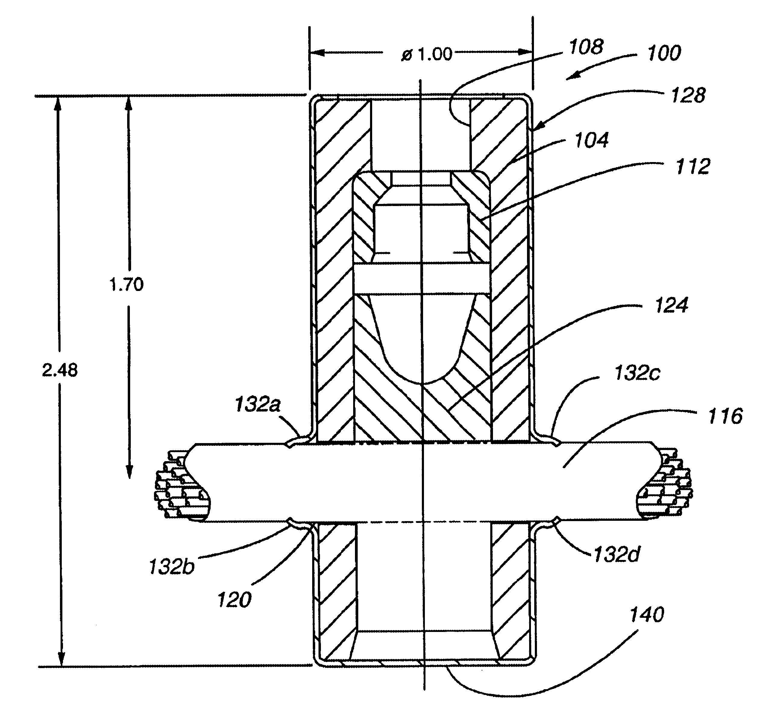 Severing vehicle battery cable