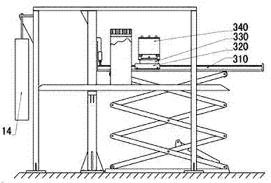 Opposite wing type non-avoiding stereo garage