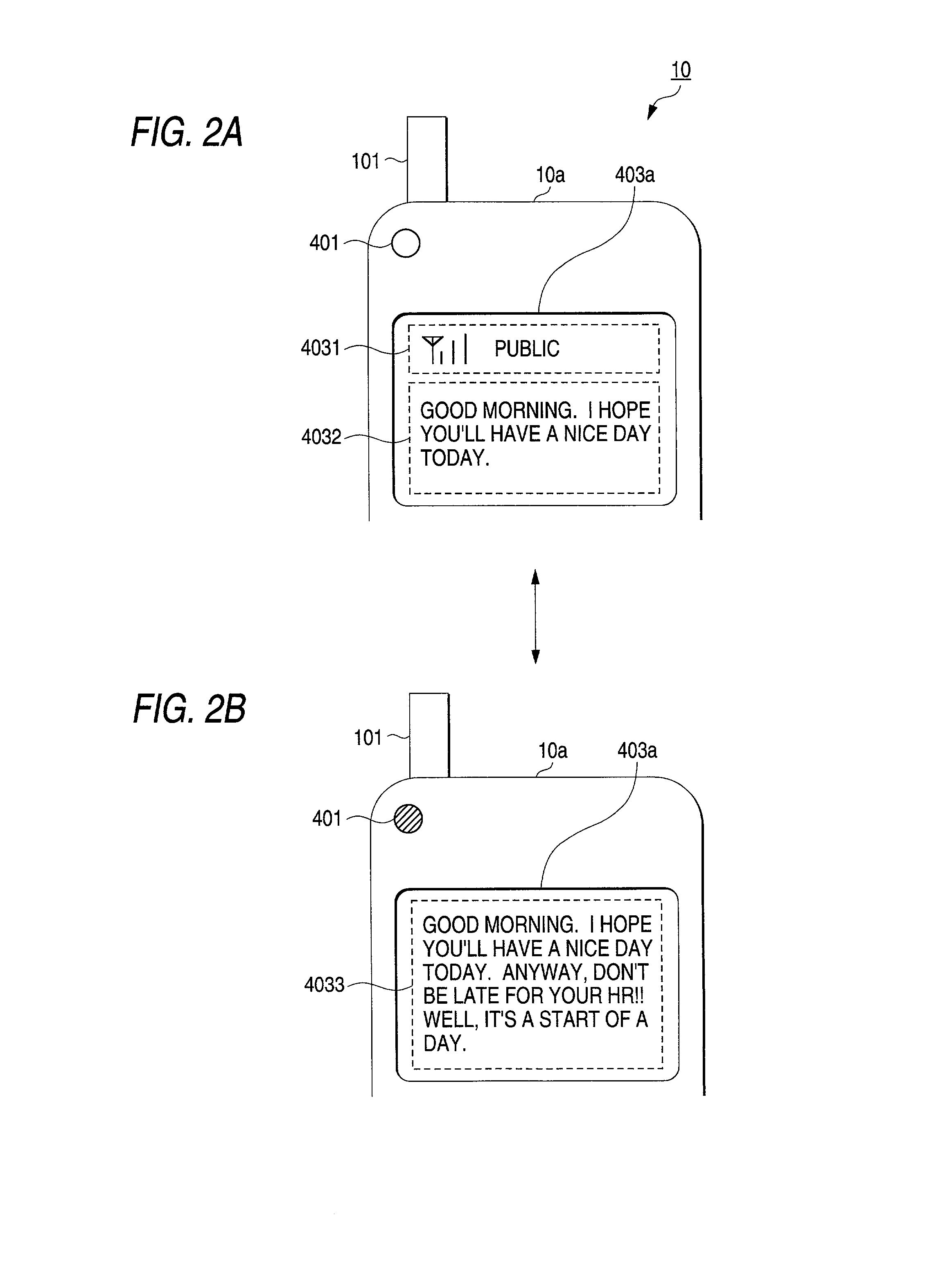 Mobile communication terminal and information display method thereof