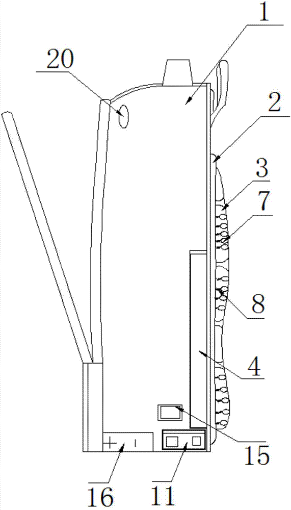 Intelligent traceable spine-protection backpack capable of pre-warning