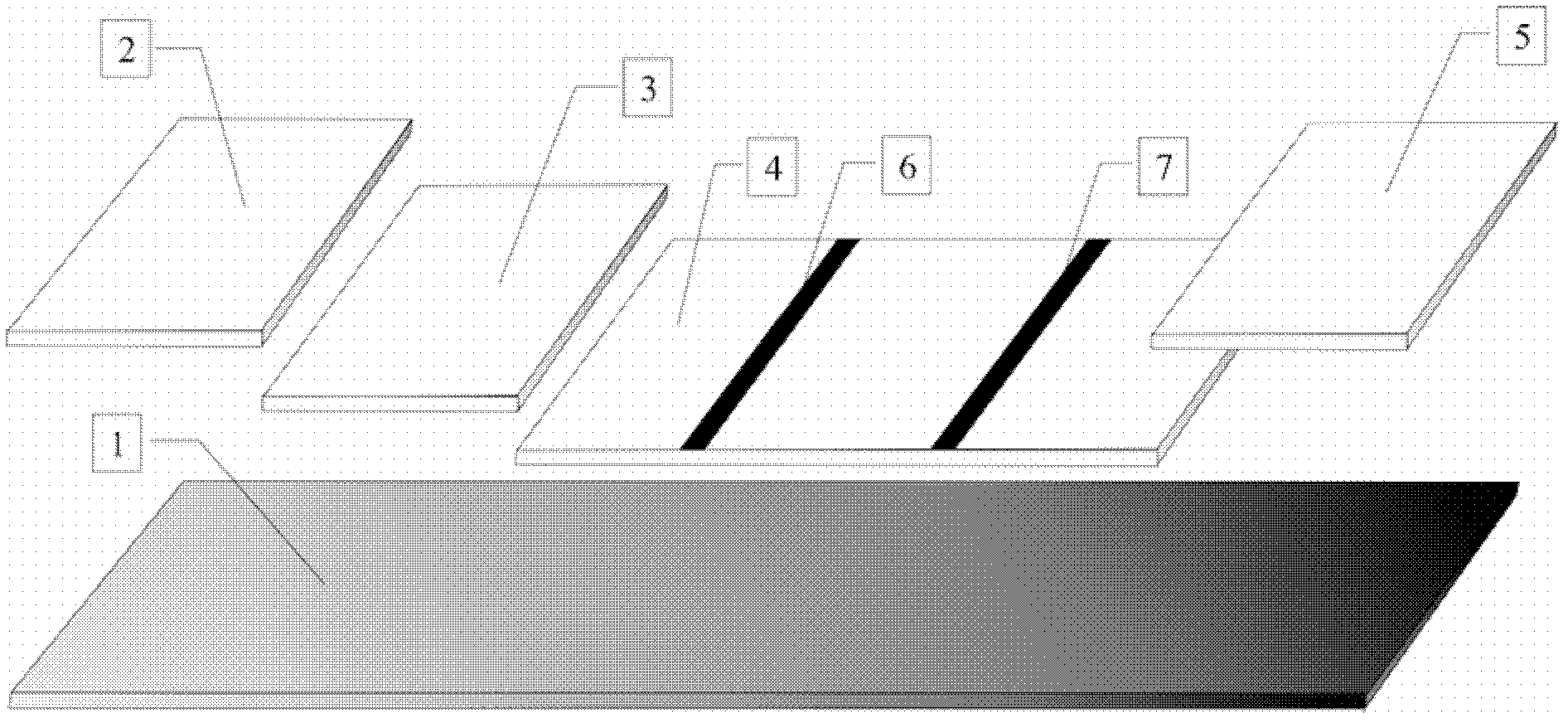 Lead ion detection test paper and preparation method thereof