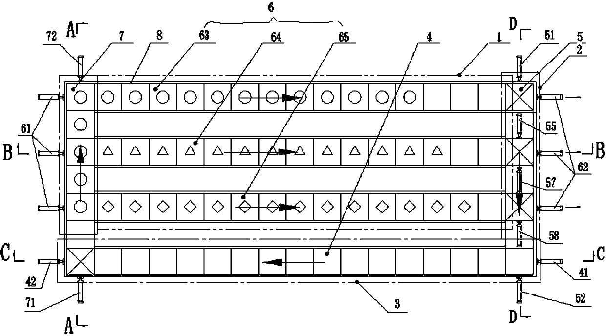 Integrated sand core feeding and discharging device for drying room