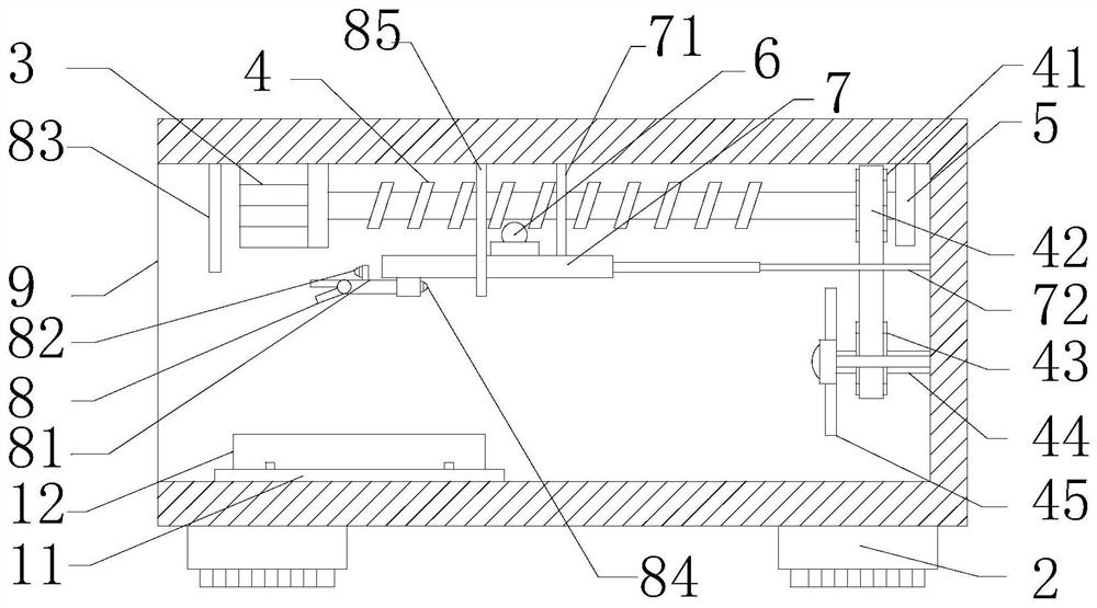 Self-adhesive label paper jamming prevention device based on printing and using method thereof