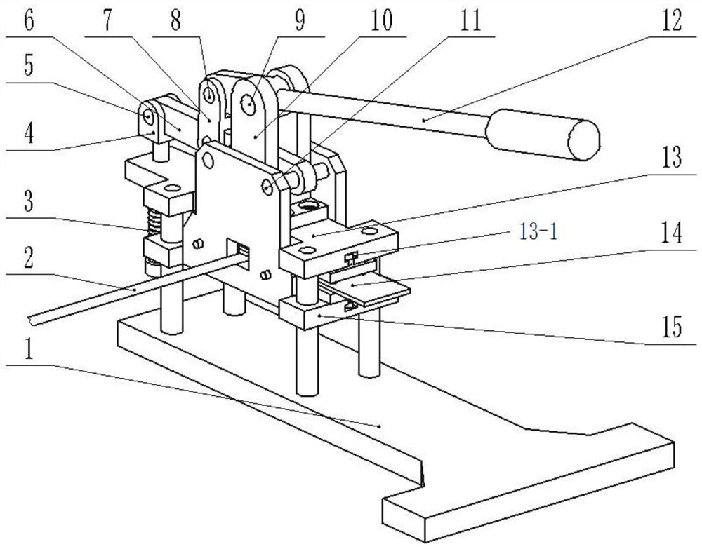 Composite cable clamp stamping tool and stamping method thereof