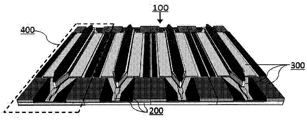 Silicon-based hybrid integrated laser array and preparation method thereof