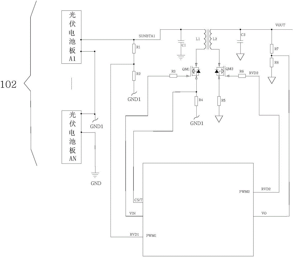 Electromagnetic induction voltage-sharing apparatus