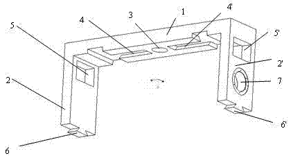 Roller radial adjusting mechanism of cross beam type four-roller profile rolling mill