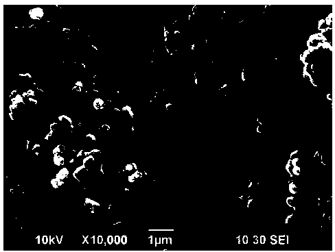 High-capacity lithium-enriched positive electrode material and preparation method thereof