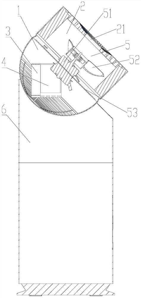 Machine head and cooling fan