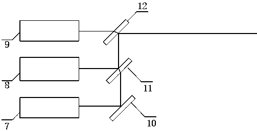 Remote sensing detection device with multi-wavelength time division excitation for fluorescent substances in water and detection method of remote sensing detection device