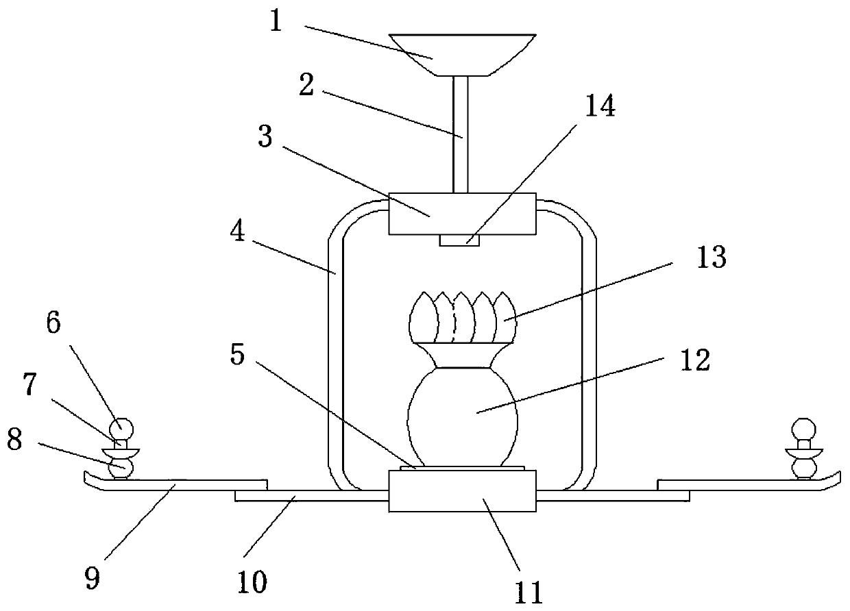 Controllable rotating chandelier