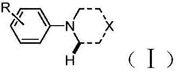 Method for synthesizing alpha-aminonitrile by adopting AIBN as individual cyan source